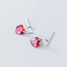 Load image into Gallery viewer, Ruby Heart Pendant