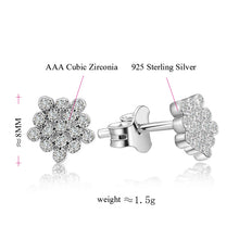 Load image into Gallery viewer, Snowflake Stud Earrings