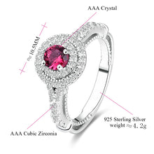 Load image into Gallery viewer, Heart of Venus CZ Cluster Ring