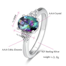 Load image into Gallery viewer, Enchanted Forrest CZ Cluster Ring