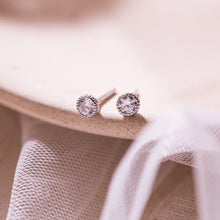 Load image into Gallery viewer, Dainty Bezel Earrings