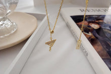 Load image into Gallery viewer, Gold Paper Plane Necklace
