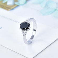 Load image into Gallery viewer, Obsidian CZ Cluster Ring
