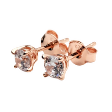 Load image into Gallery viewer, Rose Gold Tiffany Studs