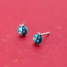 Load image into Gallery viewer, Ladybug Earrings