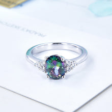 Load image into Gallery viewer, Enchanted Forrest CZ Cluster Ring