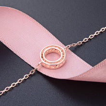 Load image into Gallery viewer, Rose Multicolour CZ Halo Bracelet