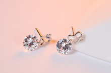 Load image into Gallery viewer, Butterfly Heart Pendant Earrings