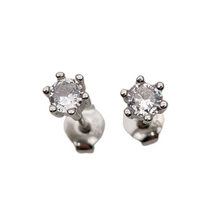 Load image into Gallery viewer, Silver Tiffany Earrings