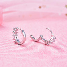 Load image into Gallery viewer, Tiffany Cluster Sleeper Earrings