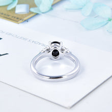 Load image into Gallery viewer, Obsidian CZ Cluster Ring