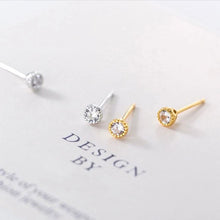 Load image into Gallery viewer, Dainty Bezel Earrings