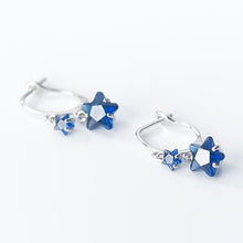 Load image into Gallery viewer, Sapphire Stardust Earrings