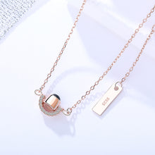 Load image into Gallery viewer, Rose Gold Harmony Orb Necklace