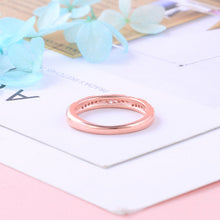 Load image into Gallery viewer, CZ Ribbon Ring Rose