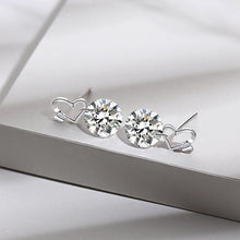 Load image into Gallery viewer, Butterfly Heart Pendant Earrings