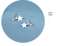 Load image into Gallery viewer, Shooting Star Pendant Earrings