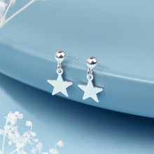 Load image into Gallery viewer, Shooting Star Pendant Earrings