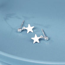 Load image into Gallery viewer, Shooting Star Pendant Earrings