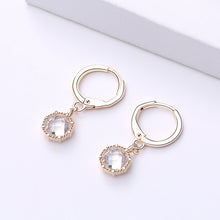 Load image into Gallery viewer, Champagne Gold Mermaid Earrings