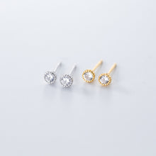 Load image into Gallery viewer, Dainty Bezel Earrings