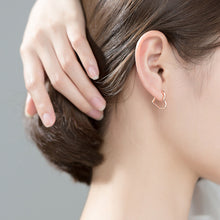 Load image into Gallery viewer, Heart Shaped Hoops