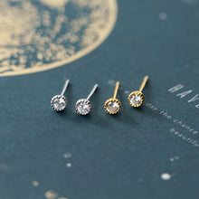Load image into Gallery viewer, Dainty Bezel Earrings