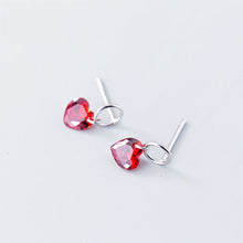 Load image into Gallery viewer, Ruby Heart Pendant