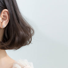 Load image into Gallery viewer, Sapphire Spaceship Earrings