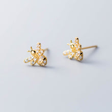 Load image into Gallery viewer, Royal Bee Earrings