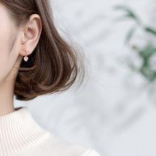 Load image into Gallery viewer, Rose Love Knot Earrings