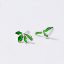 Load image into Gallery viewer, Bamboo Leaf Earrings