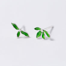 Load image into Gallery viewer, Bamboo Leaf Earrings