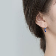 Load image into Gallery viewer, Sapphire Stardust Earrings