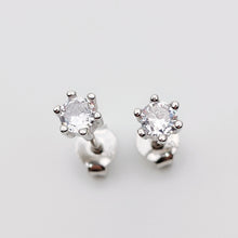 Load image into Gallery viewer, Silver Tiffany Earrings