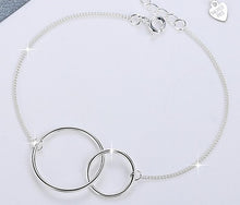 Load image into Gallery viewer, Two Silver Rings Bracelets