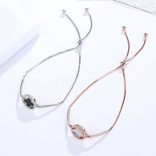 Load image into Gallery viewer, Adjustable Natural Shell & Agate Cross Bracelet