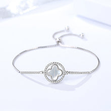 Load image into Gallery viewer, Adjustable Natural Shell & Agate Cross Bracelet