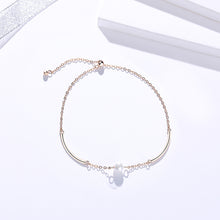 Load image into Gallery viewer, Champagne Gold & Pearl Adjustable Cuff Bracelet