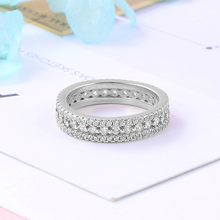 Load image into Gallery viewer, CZ Halo Ring