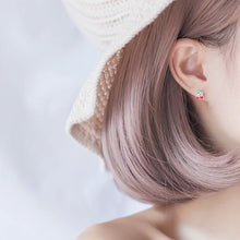 Load image into Gallery viewer, Tiny Cherry Earrings