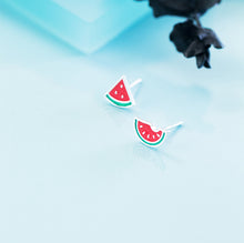 Load image into Gallery viewer, Tiny Watermelon Earrings