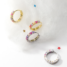 Load image into Gallery viewer, Rainbow Hoops