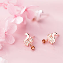 Load image into Gallery viewer, Tiny Chipmunk Earrings