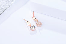 Load image into Gallery viewer, Rose Tiffany Blossom Earrings