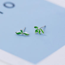 Load image into Gallery viewer, Bamboo Leaf Earrings
