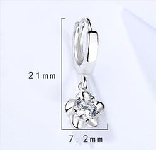 Load image into Gallery viewer, Frangipani Charm Huggies