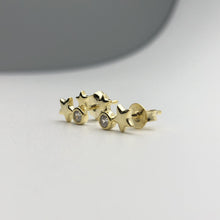 Load image into Gallery viewer, Gold Star Cluster Studs