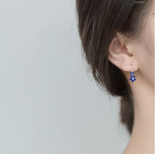 Load image into Gallery viewer, Sapphire Stardust Earrings