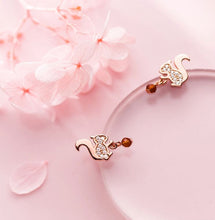 Load image into Gallery viewer, Tiny Chipmunk Earrings